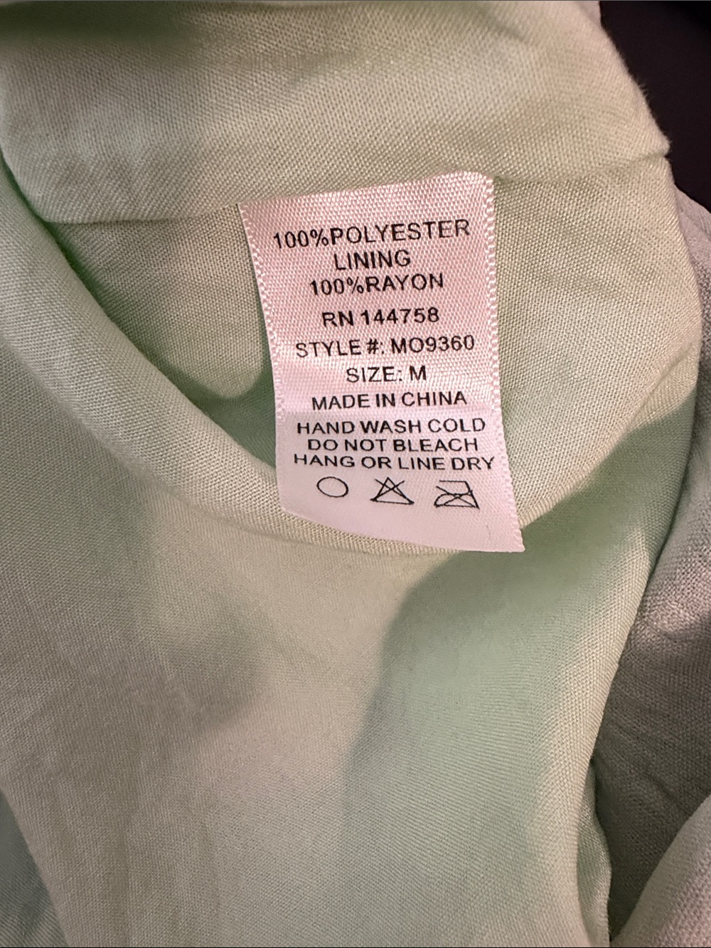 Sage Green Maxi Dress with Front Knot and Flutter Sleeves - Picture 7 of 7